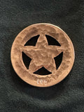 Sheriff Badge Ball Markers, Copper!