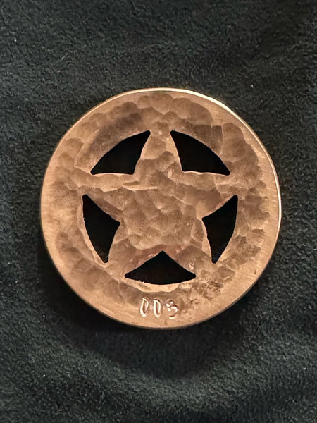 Sheriff Badge Ball Markers, Copper!