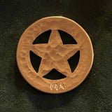 Sheriff Badge Ball Markers, Copper!