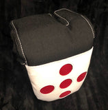 5-Dot Logo Mallet covers, Leather and Ballistic Nylon, Very Limited